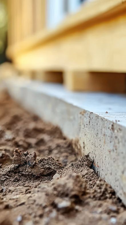 Wooden structure foundation construction detail (2)